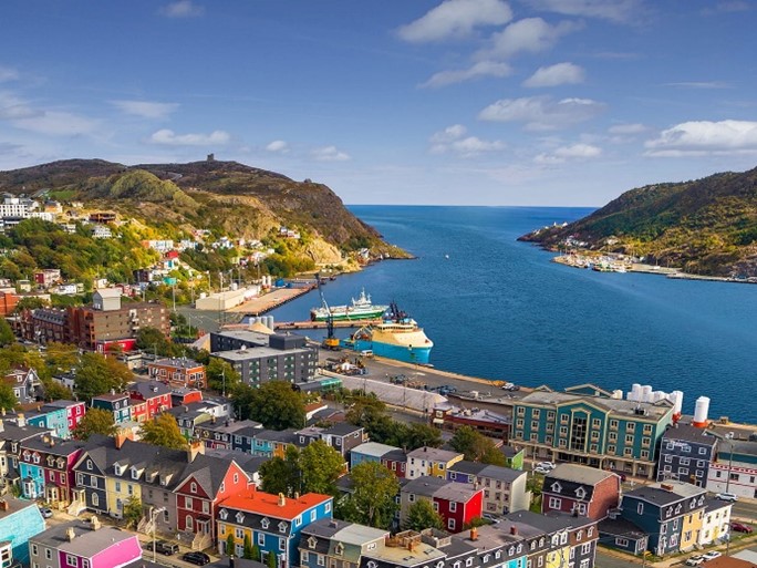 View of St. John's harbour.